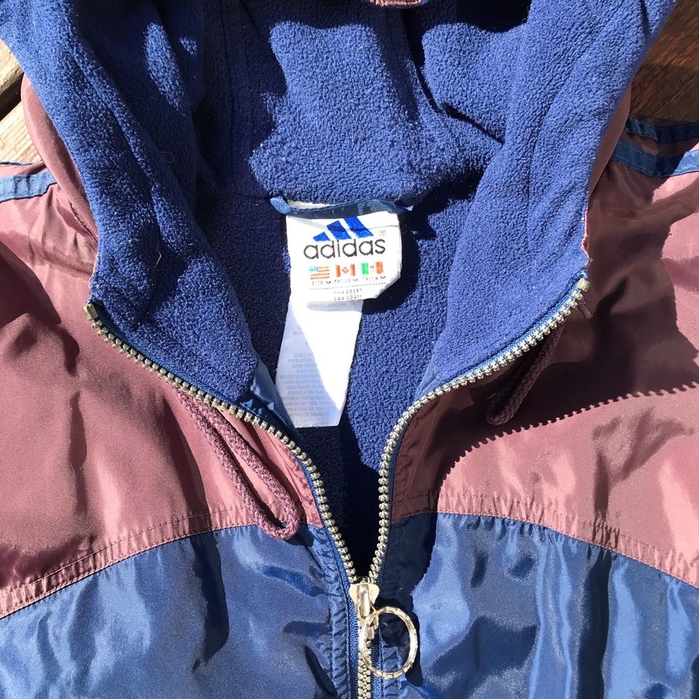 Vintage Adidas Jacket Fleece Lined - Picture 4 of 6